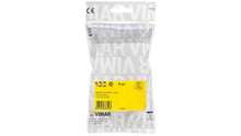 Carica l'immagine nel visualizzatore di Gallery, Vimar FP00230 Spina SCHUKO 2P+T 16 A 250 V~ 4 pezzi, standard tedesco, uscita cavo assiale, nero