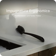 Carica l'immagine nel visualizzatore di Gallery, Black Sweden Home Spazzola per Piatti x2 - Antibatterica, Setole Dure per Sporco Resistente - Lavabile in Lavastoviglie,