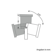 Carica l'immagine nel visualizzatore di Gallery, ledscom.de 2 faretti da giardino DUK per esterni, IP65, neri, 1x GU10 max. 15 W
