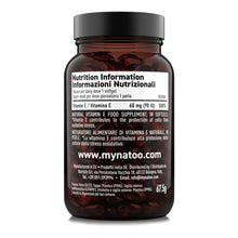 Carica l'immagine nel visualizzatore di Gallery, NÄTOO Vitamina E Pura 60 Mg 90 Ui D-Alfa-Tocoferolo 90 Softgel Vitamina E Capsule Molli Alto Dosaggio 500% Vnr Vitamin E
