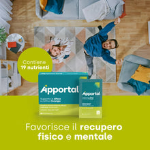 Carica l'immagine nel visualizzatore di Gallery, Apportal®, Integratore Alimentare 4 in 1, Tonico-Energizzante con 19 nutrienti in una bustina, Utile per ridurre stanche