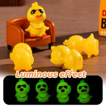 Carica l'immagine nel visualizzatore di Gallery, 4 Pezzi accessori auto divertenti Carino giallo Anatra Cruscotto Decorazioni per auto Arredamento interno