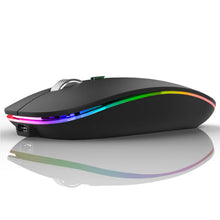 Carica l'immagine nel visualizzatore di Gallery, Uiosmuph G12 Mouse Wireless, LED Silenzioso Mouse Senza Fili, Nero Opaco