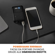 Carica l'immagine nel visualizzatore di Gallery, Inter Power Bank 5000mAh, Sottile &amp; Compatto Caricabatterie Portatile Carica Rapida Batteria Esterna Powerbank per iPhon