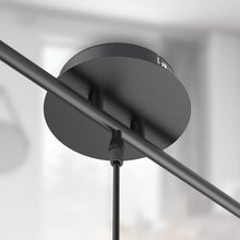 Carica l'immagine nel visualizzatore di Gallery, B.K.Licht Lampadario vintage, adatto per 3 lampadine E27 non incluse, largo 70cm, alto 112cm, lampada a sospensione con 
