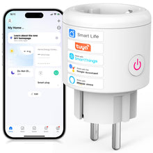 Carica l'immagine nel visualizzatore di Gallery, SURFOU Presa Smart Intelligente WiFi, Timer Presa Elettrica Compatibile con Alexa e Google Home, Funzione Temporizzata D