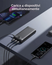 Carica l'immagine nel visualizzatore di Gallery, VEGER Power Bank 30000mAh 20W Ricarica Rapida Caricatore Portatile Batterie