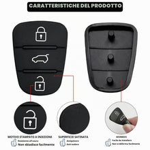 Carica l'immagine nel visualizzatore di Gallery, 2 Pezzi Chiave Guscio Cover in Gomma Compatibile con Hyundai ix35 ix20 i30 i20 i10 Kia Sportage Soul Ceed Rio Picanto Ve
