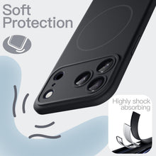 Carica l'immagine nel visualizzatore di Gallery, JETech Cover Magnetica Silicone per iPhone 17 Pro, Nero