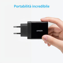 Carica l'immagine nel visualizzatore di Gallery, Anker Caricatore USB C 24W con 2 Porte, Caricatore da Muro