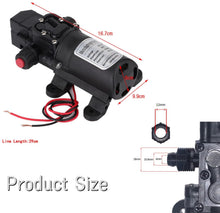 Carica l'immagine nel visualizzatore di Gallery, Pompa Acqua 12v Alta Pressione - 5L/min 116Psi Pompe Dell'Acqua DC 12V Ad Alta Pressione Barca da Campeggio per Roulotte