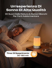 Carica l'immagine nel visualizzatore di Gallery, Sveglia Da Comodino, Sveglia Luminosa, 30 Suoni Rilassanti