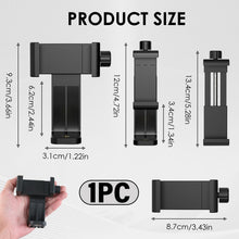 Carica l'immagine nel visualizzatore di Gallery, Adattatore Cellulare per Treppiede Smartphone, Smartphone Con Treppiede Girevole a 360°, Selfie Stick Monopiede, Porta C
