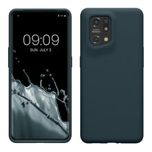 Carica l'immagine nel visualizzatore di Gallery, kwmobile Cover per Oppo Find X5 (5G) Custodia - Back Case per Smartphone in Silicone TPU - Protezione Gommata - ardesia 