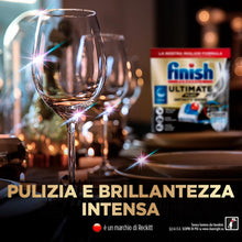 Carica l'immagine nel visualizzatore di Gallery, Finish Ultimate PLUS Infinity Shine Pastiglie Lavastoviglie al Limone, 105 Capsule con Scudo Protettivo contro lo Sporco