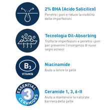 Carica l'immagine nel visualizzatore di Gallery, CeraVe Detergente Controllo Imperfezioni, Per Pelle Grassa Acneica