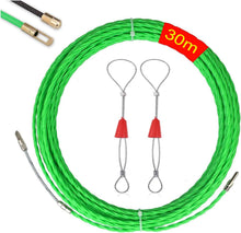 Carica l'immagine nel visualizzatore di Gallery, Sonda Passacavi Professionale, 30 Metri Sonda Elettricista 4.5mm 30 Metri,Sonda Tiracavi Con 2 Molla Di Guida,Sonda Tira