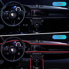 Carica l'immagine nel visualizzatore di Gallery, CGEAMDY Striscia LED per Auto Al Neon, Illuminazione Ambiente Kit Decorazioni Auto Accessori Interni, Neon Wire 500CM Co