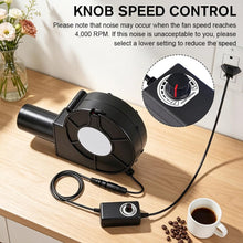 Carica l'immagine nel visualizzatore di Gallery, Ventilatore Radiale 12V con Controller, Ventilatore a Turbina da 220 V, Ventola Turbo con Uscita Aria, Ventola Radiale p