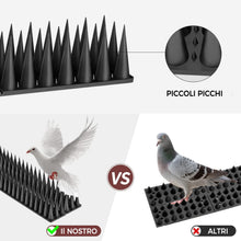 Carica l'immagine nel visualizzatore di Gallery, Dissuasori per Piccioni 5.7M, 20 Pezzi, Nero, Dissuasore in Plastica