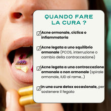 Carica l'immagine nel visualizzatore di Gallery, Circles CLEAR Integratore Pelle Donna Zinco Bardana Ortica 60 Capsule