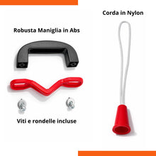 Carica l'immagine nel visualizzatore di Gallery, eacommerce Kit Maniglia e Corda in Nylon per Basculanti Universale per Garage - Apertura Facile e Sicura - Accessori Por