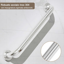 Carica l'immagine nel visualizzatore di Gallery, FANHAO 2 Pezzi Barra di Sostegno per Bagno, Acciaio Inox 304