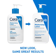 Carica l'immagine nel visualizzatore di Gallery, CeraVe Lozione idratante, viso e corpo, per pelli secche e molto secche, 236 ml