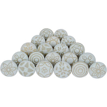Carica l'immagine nel visualizzatore di Gallery, Ajuny Set di 20 Pomelli in Ceramica Manopola per Mobili Cassetti e Armadi