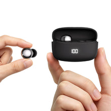Carica l'immagine nel visualizzatore di Gallery, LESUN Cuffie Bluetooth Mini, 2-in-1 Giorno e Notte, Design Elegante (Nero lucido)