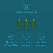Carica l'immagine nel visualizzatore di Gallery, Omega 3 Olio di Pesce - 3000 Milligrammi - Tripla Potenza - Alto Dosaggio