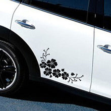 Carica l'immagine nel visualizzatore di Gallery, Adesivo floreale colorato decalcomania per auto fiori autoadesivo 30x14 cm etichetta impermeabile nera