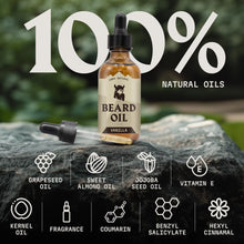 Carica l'immagine nel visualizzatore di Gallery, Striking Viking Balsamo e olio per la barba di origine naturale con oli di Argan e Jojoba - Ammorbidente e idratante per
