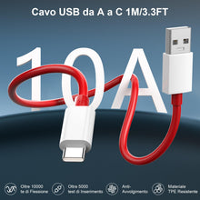 Carica l'immagine nel visualizzatore di Gallery, 120W Cavo USB Type C per OnePlus 15 15R 13 13R 12 Nord 6 4 5 Pad 10A 2M