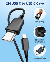 Carica l'immagine nel visualizzatore di Gallery, 45W Rapido Caricatore Per Samsung Super Fast Charger con 2M Cavo USB-C Presa Rapido Caricabatterie Per Galaxy S26 S25 S2