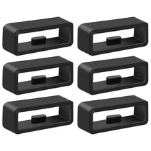 Carica l'immagine nel visualizzatore di Gallery, Mugust 6 passanti per orologio, 20 mm, in silicone per Garmin Vivoactive 5/3, Garmin Venu Sq/Venu Sq 2/Sq 2 Music/Venu 2