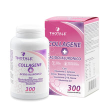 Carica l'immagine nel visualizzatore di Gallery, Collagene Idrolizzato 2000mg e Acido Ialuronico, 300 Compresse, Integratore Collagene, Acido Ialuronico, Coenzima Q10, V