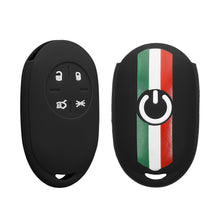 Carica l'immagine nel visualizzatore di Gallery, kwmobile Custodia Coprichiave Compatibile con Fiat 500E Chiave auto a 4 pulsanti Cover - Copritelecomando Chiave Auto - 