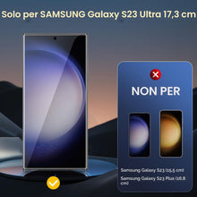 Carica l'immagine nel visualizzatore di Gallery, 2 Pezzi per Samsung Galaxy S23 Ultra Privacy Vetro Temperato