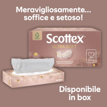 Carica l'immagine nel visualizzatore di Gallery, Scottex Ultra Soft Box Fazzoletti di carta, 160 Pz, 2 Box da 80 Fazzoletti