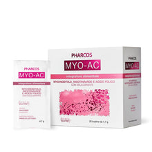 Carica l'immagine nel visualizzatore di Gallery, PHARCOS® MYO-AC Integratore Alimentare per Trattamento Sistemico dell'Acne con Myo-Inositolo, Nicotinamide e Acido Folic