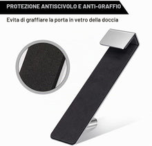 Carica l'immagine nel visualizzatore di Gallery, 2 Pezzi Ganci per Porta Doccia, Acciaio Inossidabile Senza Foratura Gancio Porta Asciugamani Sopra Porta Doccia Senza Te