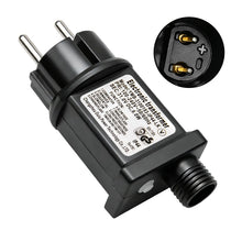 Carica l'immagine nel visualizzatore di Gallery, Trasformatore 31 V 6 W per luci LED e ghirlande, IP44 per interni/esterni
