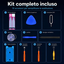 Carica l'immagine nel visualizzatore di Gallery, bokman Batteria per iPhone 12/12 Pro, 5000mAh con Kit di Riparazione