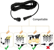 Carica l'immagine nel visualizzatore di Gallery, Redefun Prolunga Luci Natale 3 meter 2 Pin Maschio Femmina Cavo Connettore