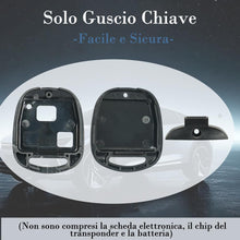 Carica l'immagine nel visualizzatore di Gallery, SUPALAND Guscio Chiave di Ricambio a 2 Tasti Per Telecomando Auto Senza Lama Compatibile con Toyota Yaris Prado Corolla 