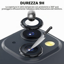 Carica l'immagine nel visualizzatore di Gallery, imluckies Pellicola Fotocamera Compatibile con iPhone 13/13 Mini, Vetro Temperato Protezione Lente, HD Schermo Fotocamer