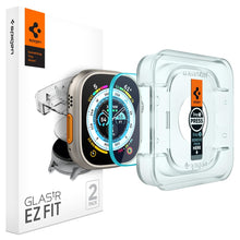 Carica l'immagine nel visualizzatore di Gallery, Spigen EZ Fit Vetro [2 Pezzi] per Apple Watch Ultra 4 49mm