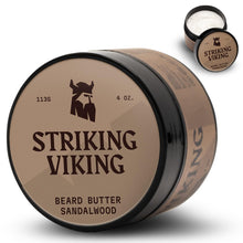 Carica l'immagine nel visualizzatore di Gallery, Striking Viking Burro Barba Uomo – 4 Oz, Sandalo