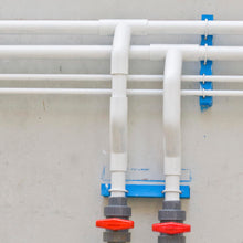 Carica l'immagine nel visualizzatore di Gallery, QWORK® 10 pezzi raccordi per tubi a 3 vie, diametro interno 20 mm (bianco), connettori angolari per tubi in plastica PVC